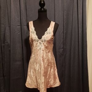 Peach Victoria Secret night gown and robe